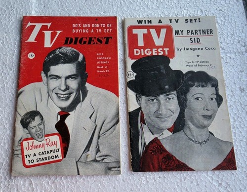 Lot 1953 tv digest sid - ,