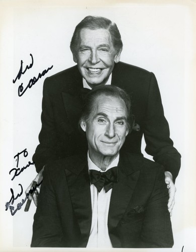 Sid caesar signed w - sid, caesar-
