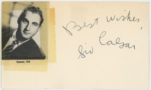 Sid caesar your show shows - caesar,