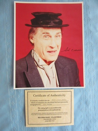 Rare signed original coa - original, sid